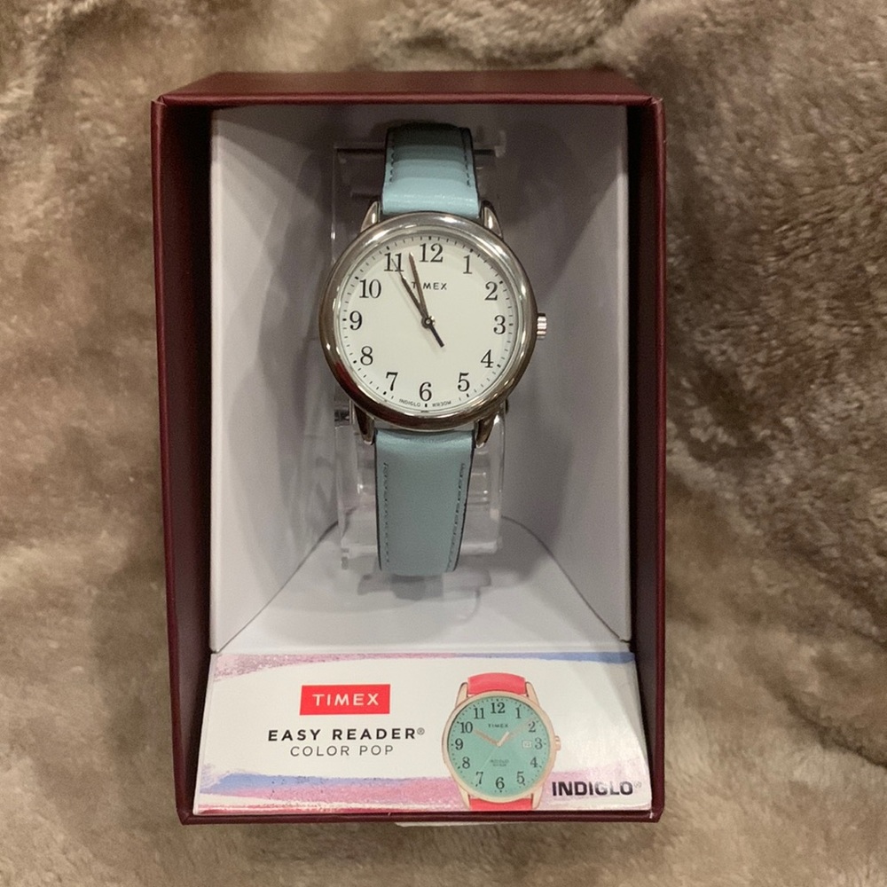 Easy Reader Color Pop 30mm Leather Watch Womens